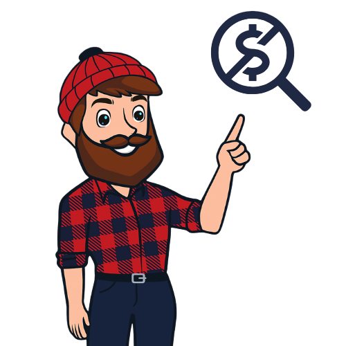 PumperJack – Honest Septic Pricing in Cayuga County with No Hidden Fees PumperJack pointing to a no-hidden-fees icon, representing honest septic service pricing for Cayuga County homeowners and businesses.