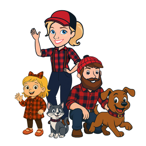 Meet the Pumper Family – Cayuga County’s Trusted Septic Team The PumperFamily — PumperJack, PumperJill, PumperPrincess, PumpPurr the cat, and PumperPup the dog — representing friendly, family-owned septic service in Cayuga County, NY.